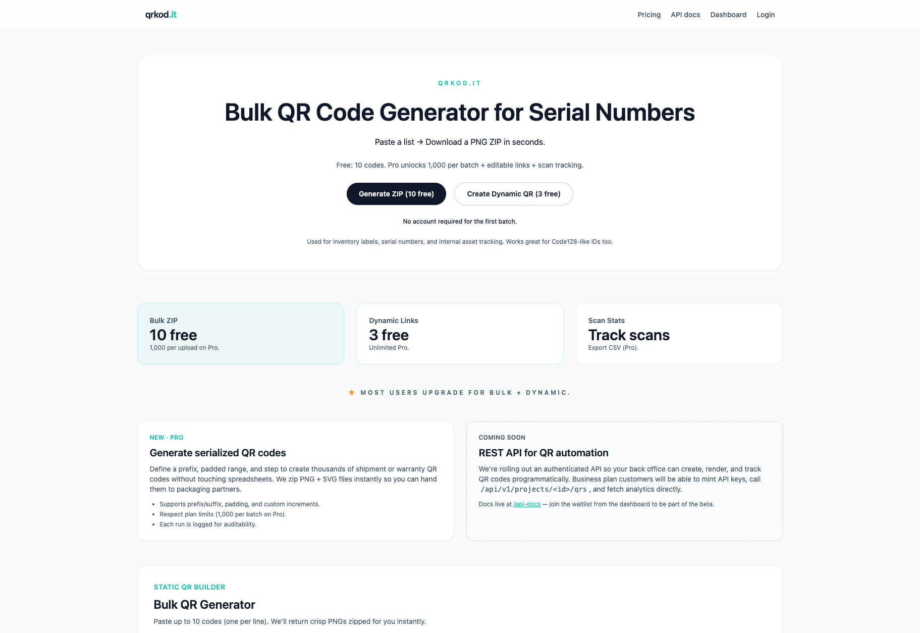 Qrkod.it - Product Image