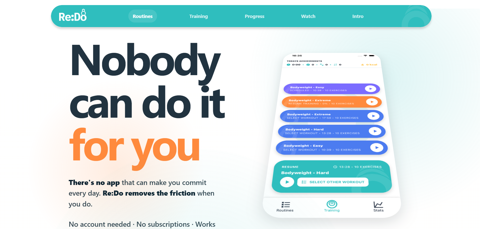 RedoWorkouts - Product Image