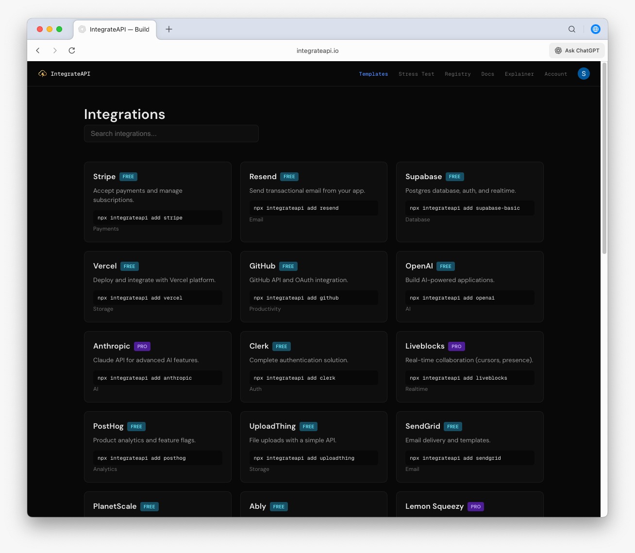 Integrateapi - Product Image