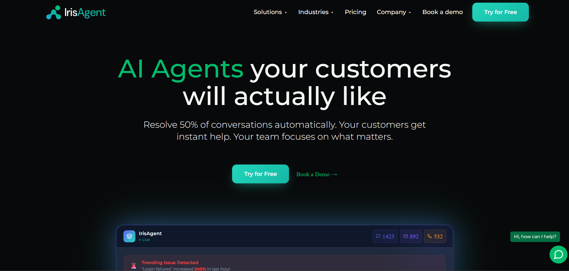 IrisAgent - Product Image