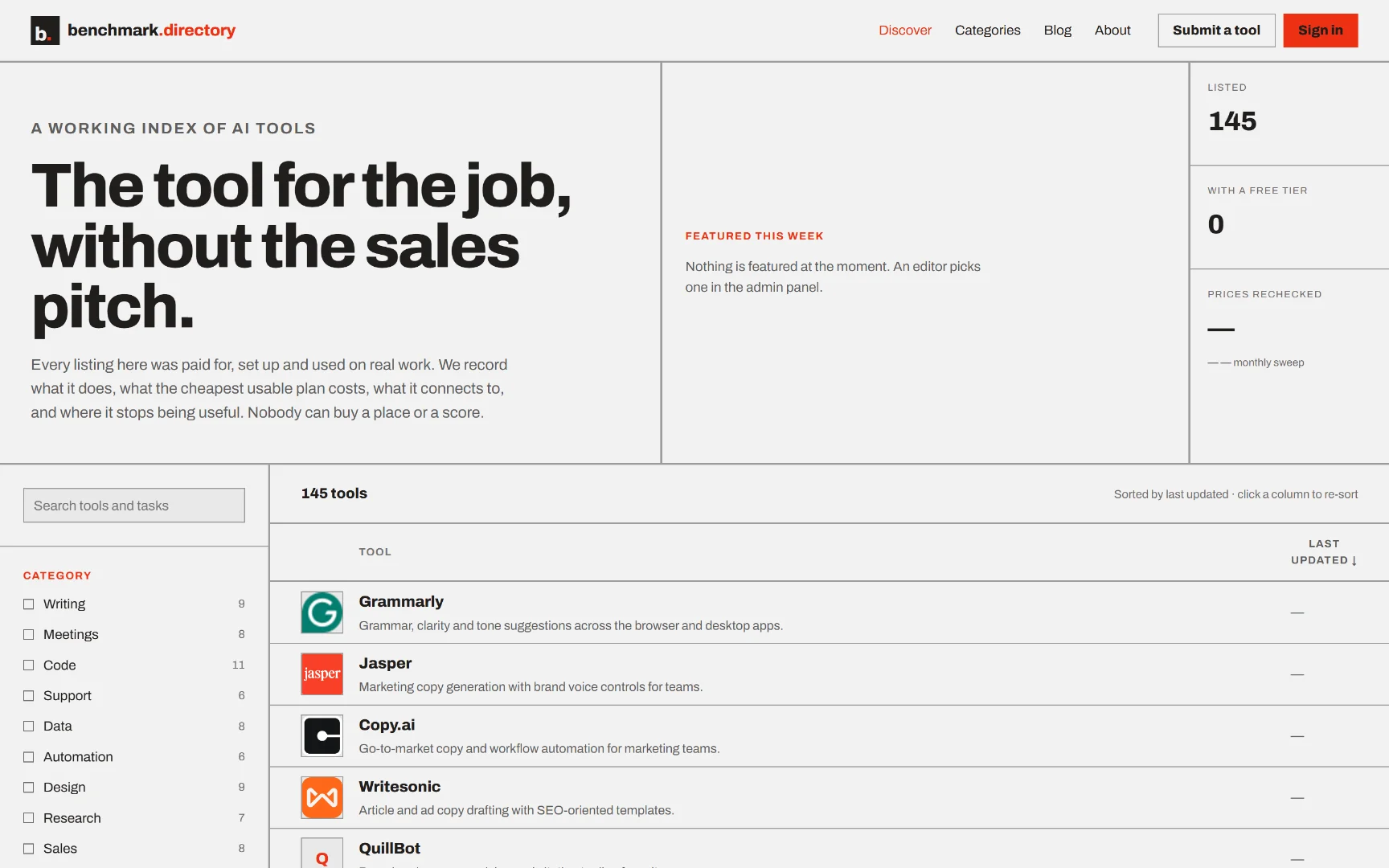 benchmark.directory preview