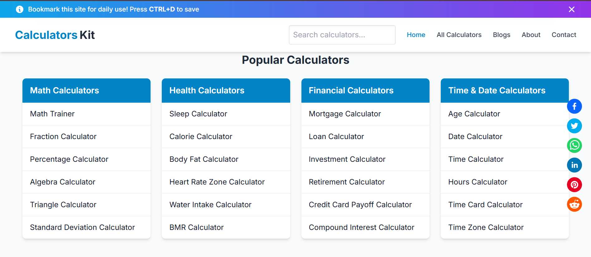 CalculatorsKit - Product Image