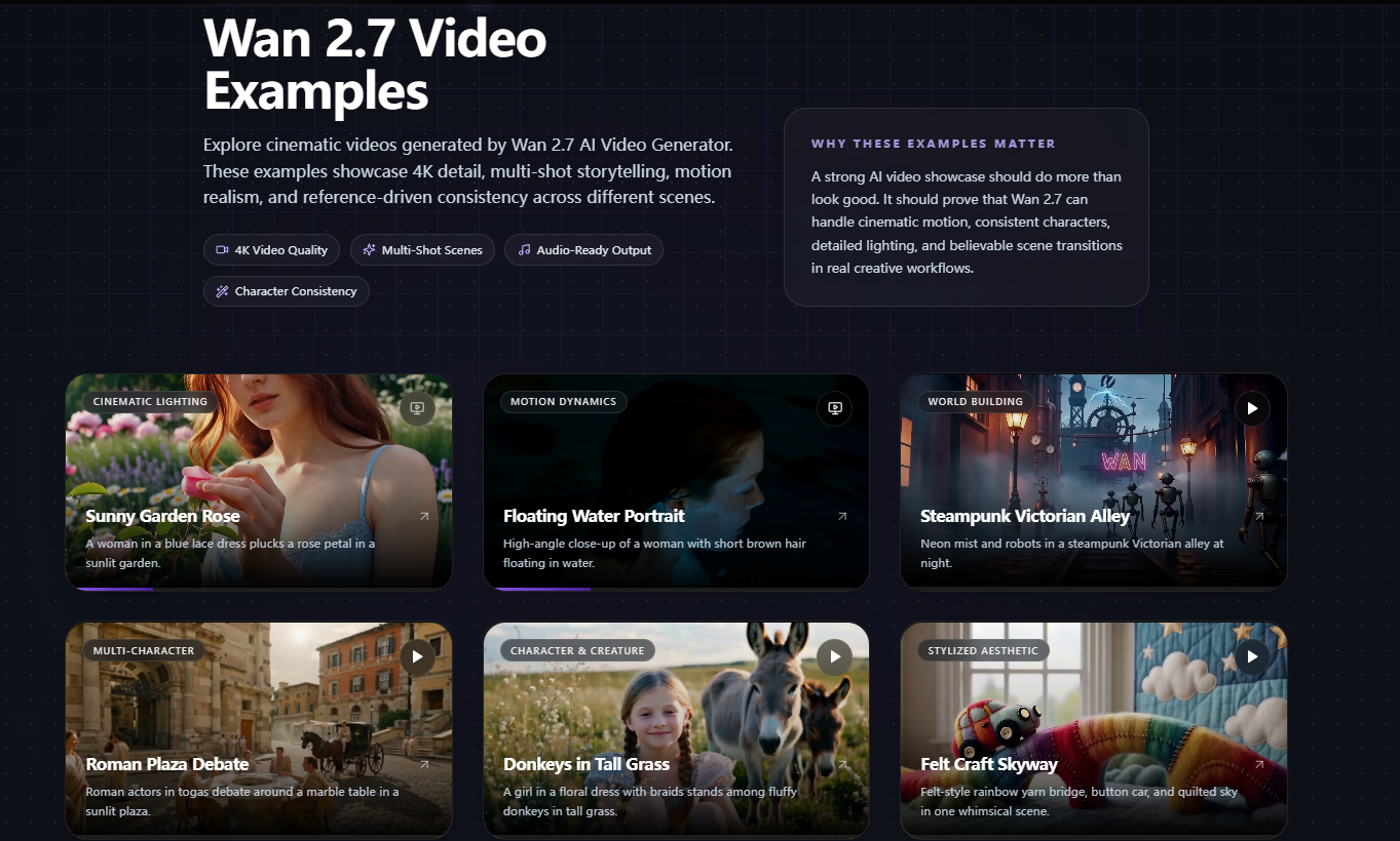 Wan 2.7 AI Video Generator - Product Image