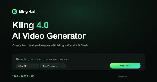 Kling 4.0 AI Video Generator - Product Image