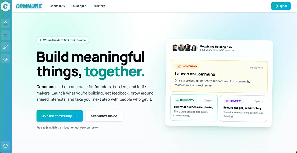 Commune preview