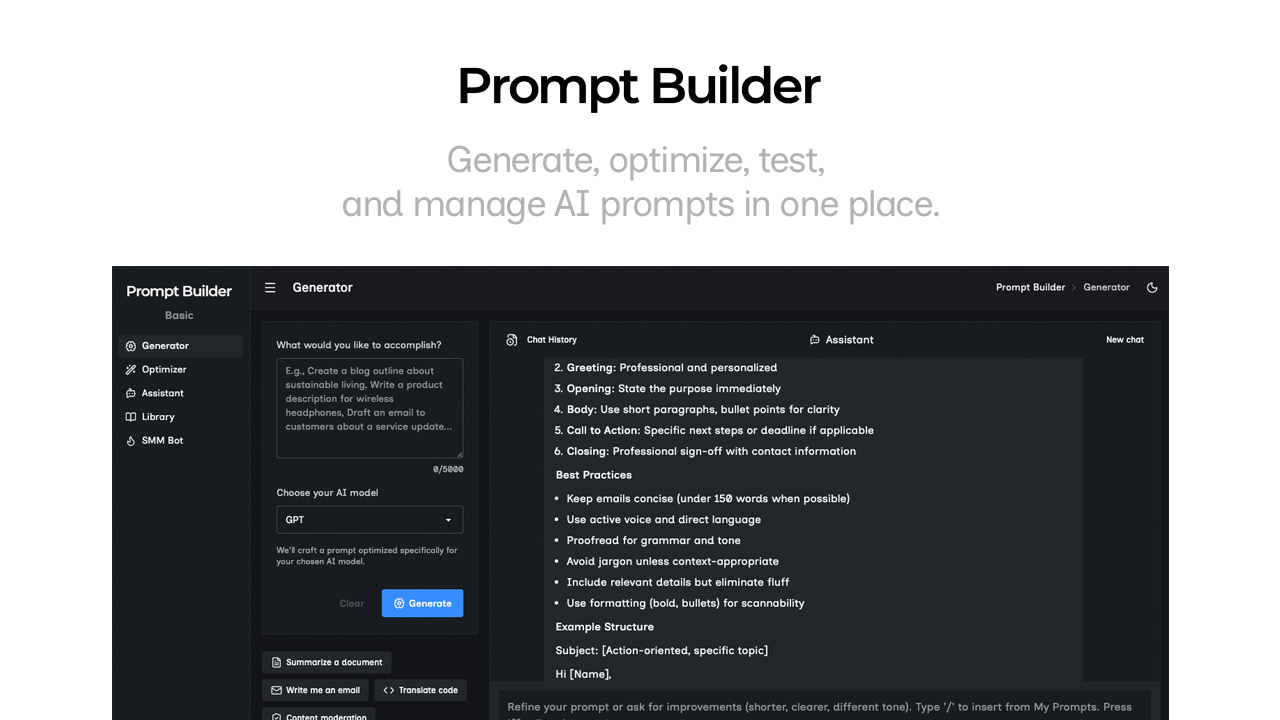 Prompt Builder - Product Image