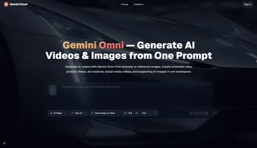 Gemini Omni - Product Image