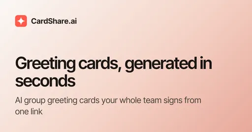 CardShare.ai - Product Image