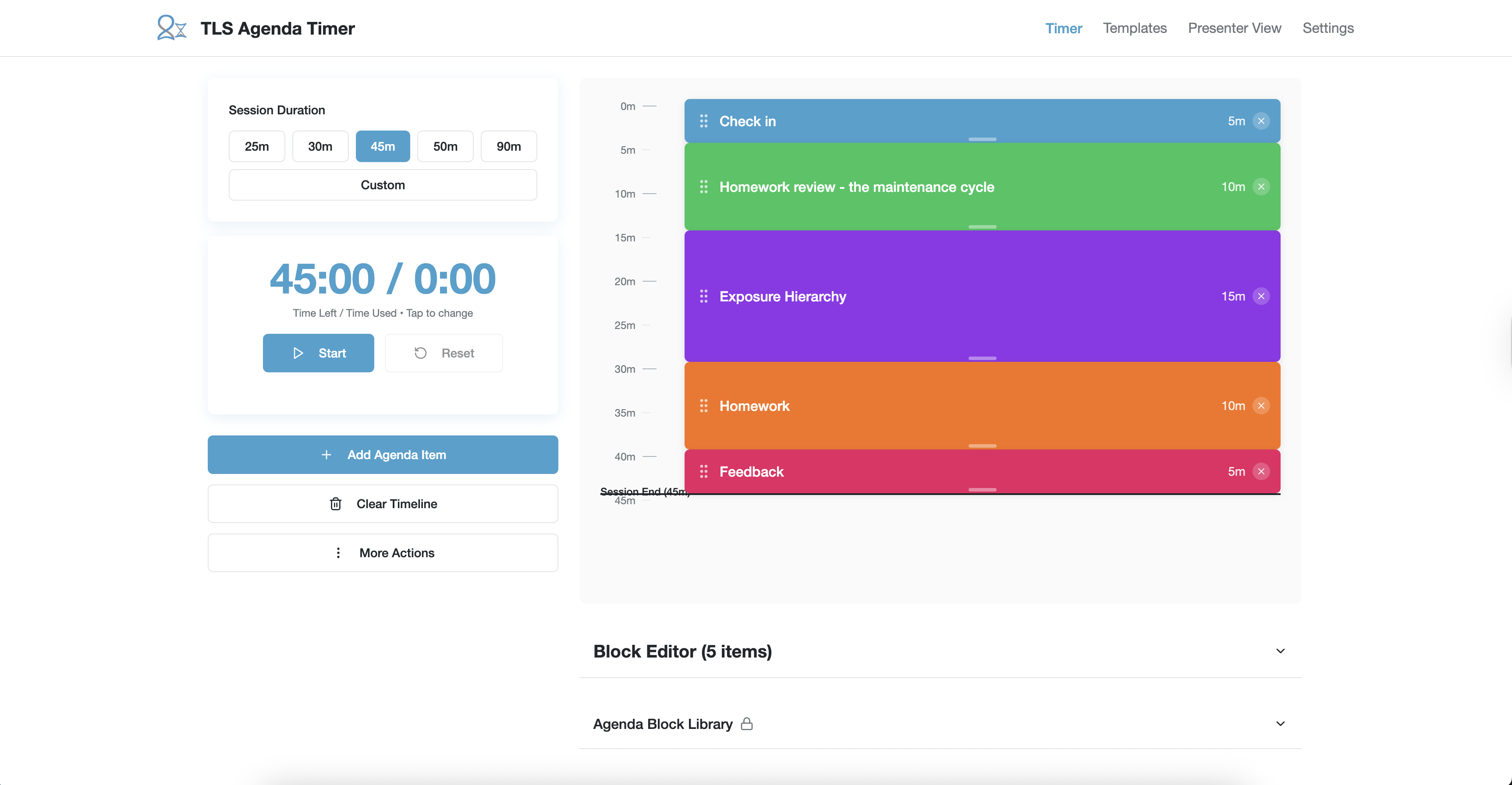 Agenda Timer - Product Image