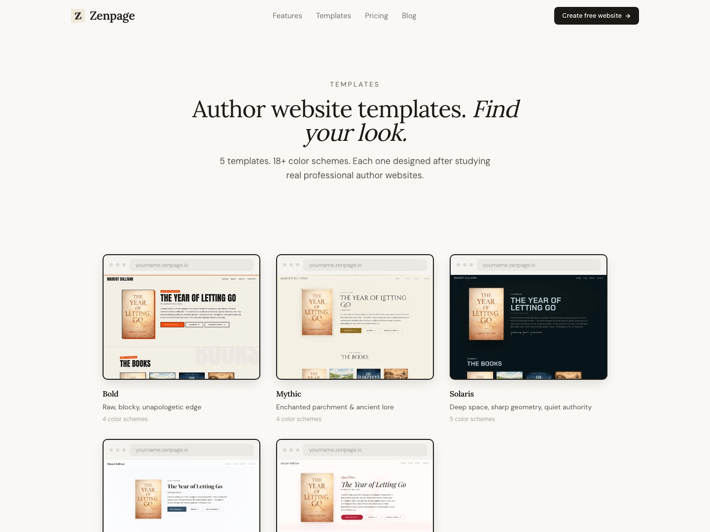 Zenpage - Product Image