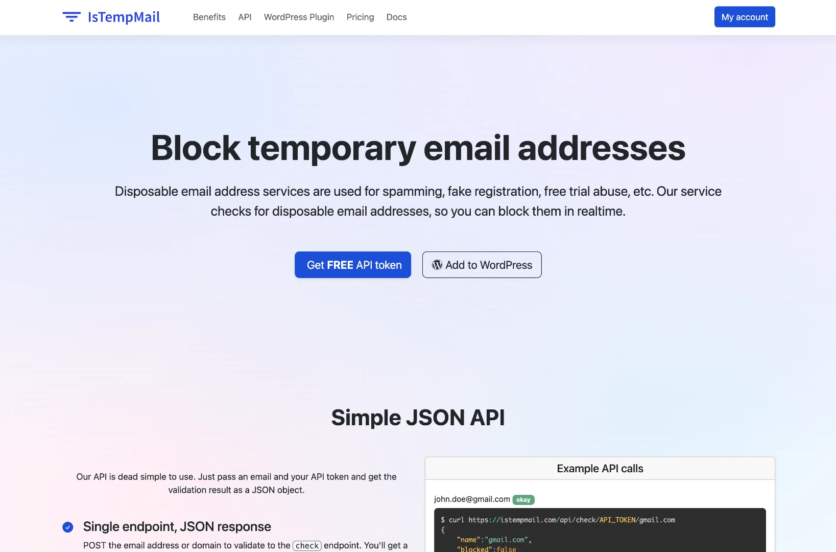 IsTempMail - Product Image