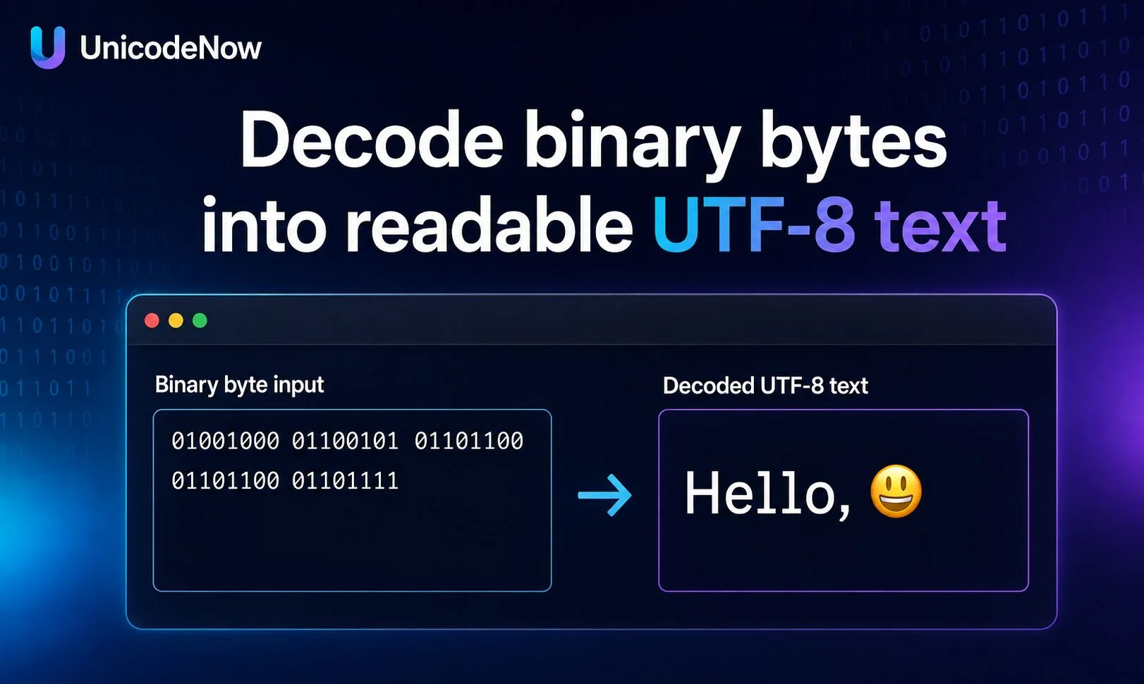 Binary to Text Converter preview