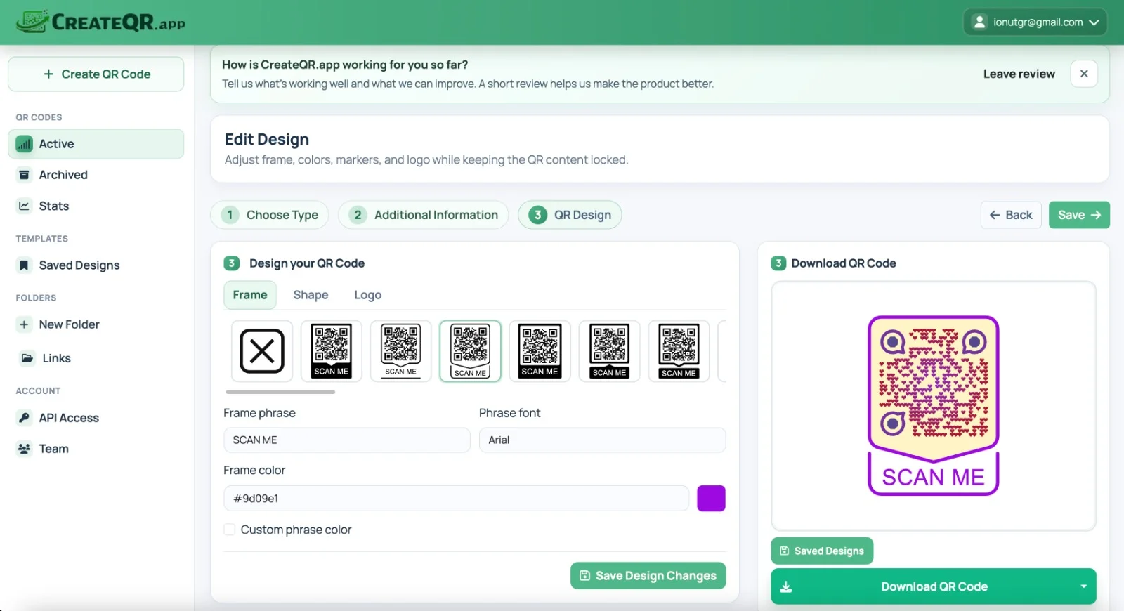 CreateQR - Product Image