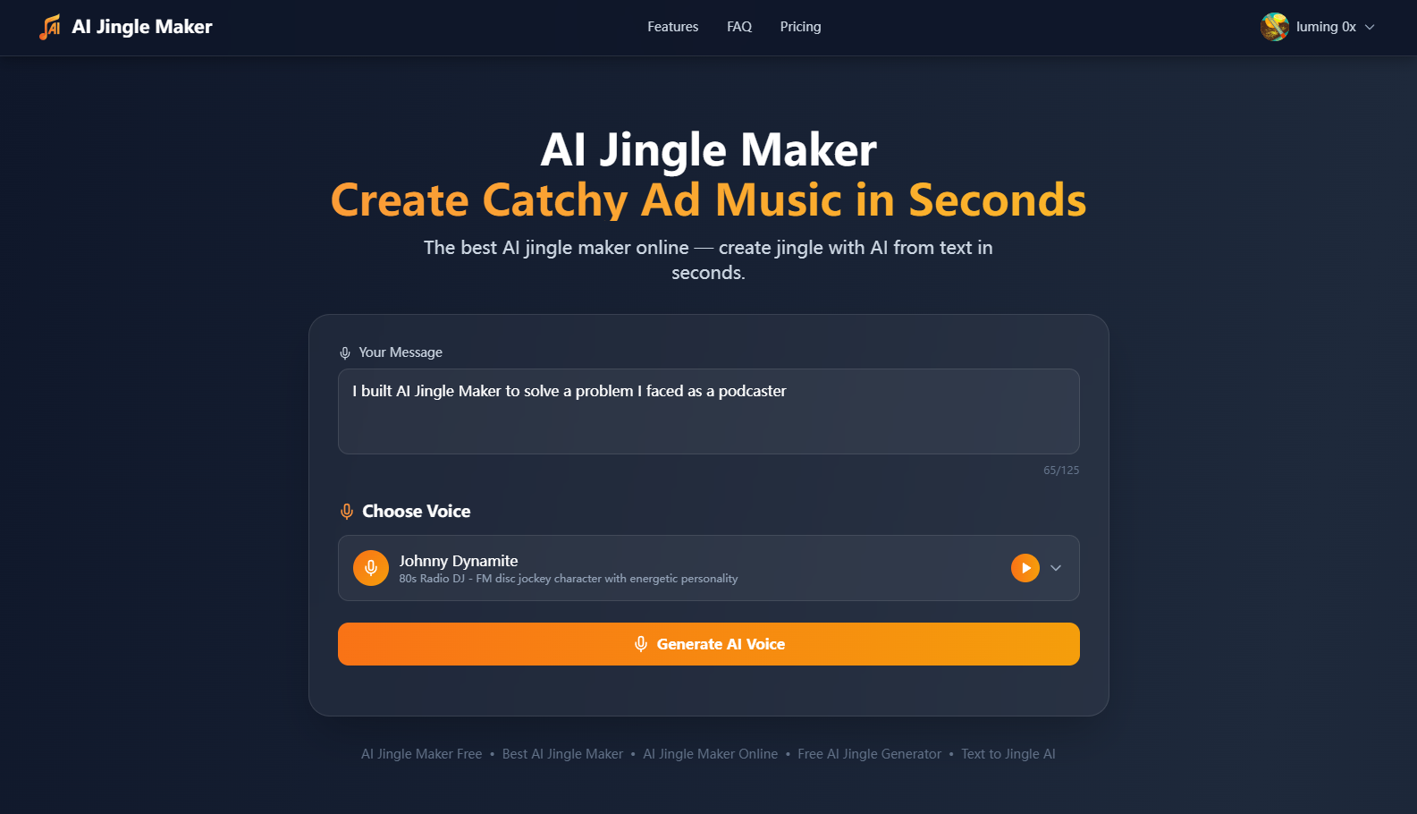 AI Jingle Maker - Product Image