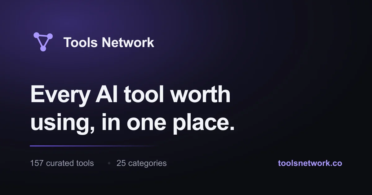 Tools Network preview