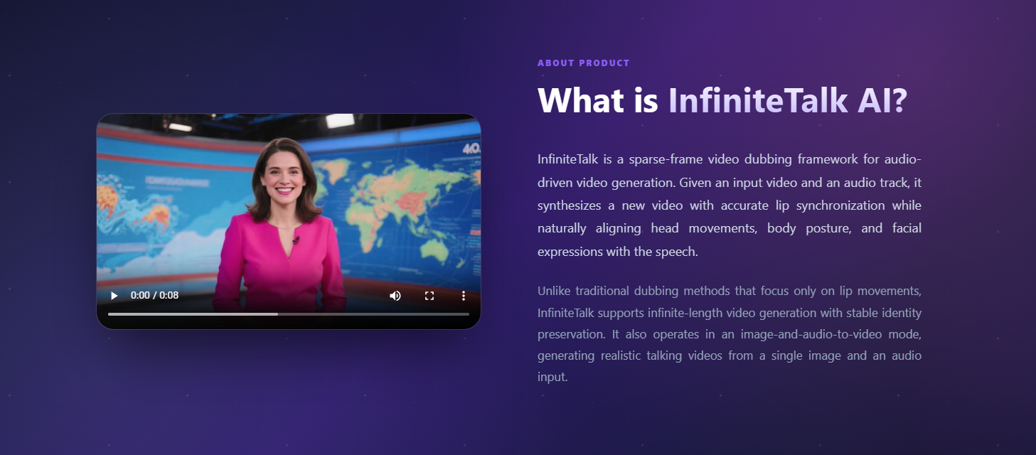 Infinitetalk AI - Product Image