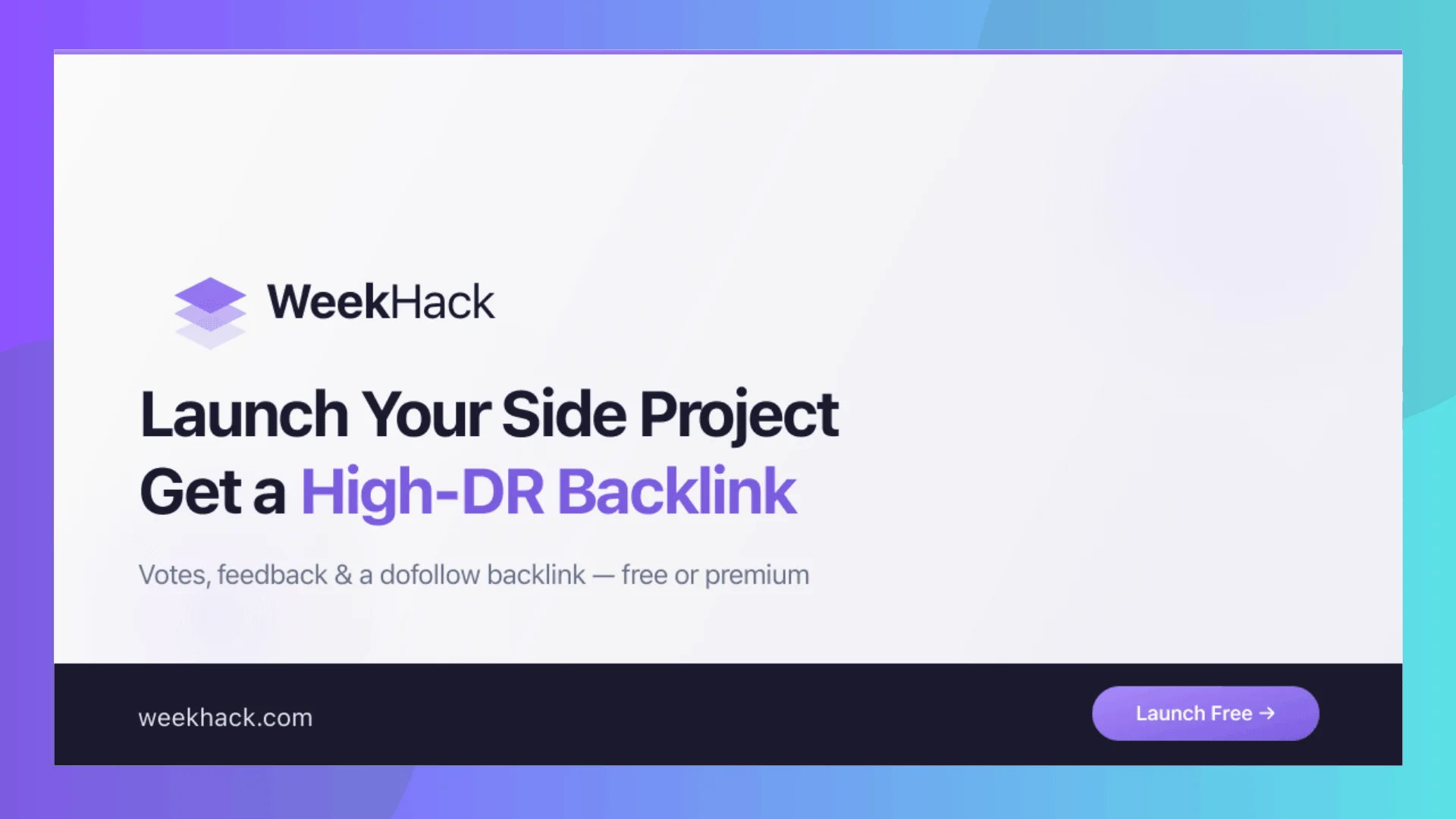 WeekHack - Product Image